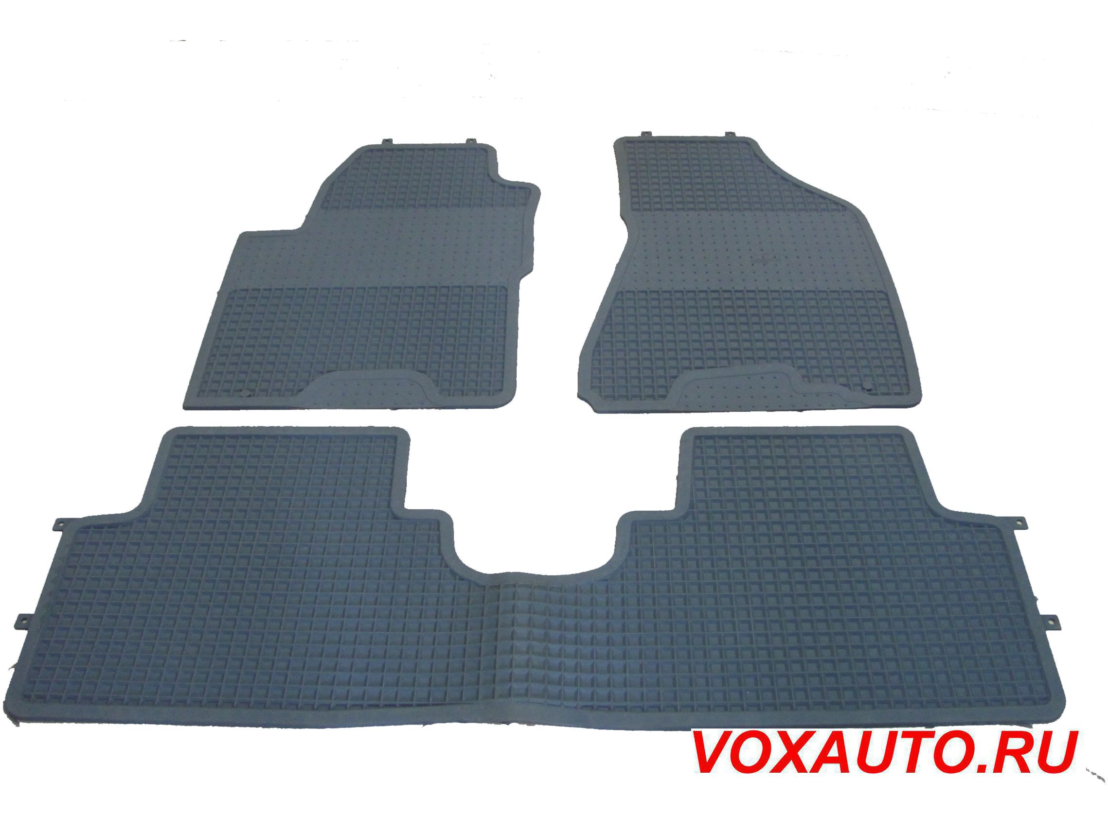 Коврики салона VOLKSWAGEN Tiguan 2007-2011г резина клетка Sotra